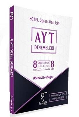 Karekök Yayıncılık Sözel Öğrenciler İçin 8 AYT Denemeleri - 1