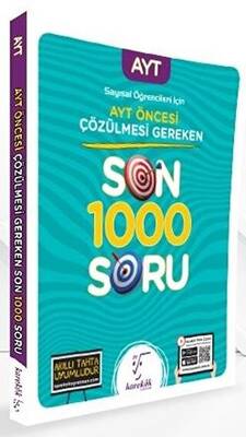 Karekök Yayıncılık Sayısal Öğrencileri İçin AYT Öncesi Çözülmesi Gereken Son 1000 Soru - 1