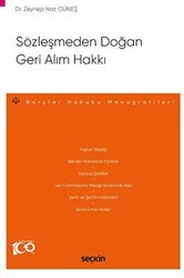 Sözleşmeden Doğan Geri Alım Hakkı - Seçkin Yayıncılık