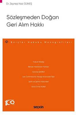 Sözleşmeden Doğan Geri Alım Hakkı - 1