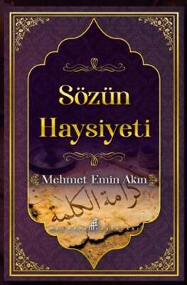 Sözün Haysiyeti - 1