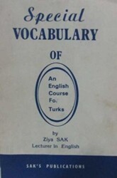 Special Vocabulary for Turks - SAK İngilizce Öğretimi Yayınları