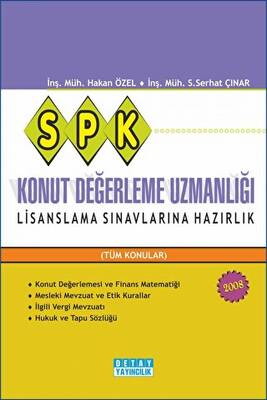 Detay Yayıncılık SPK Konut Değerleme Uzmanlığı Lisanslama Sınavlarına Hazırlık - 1