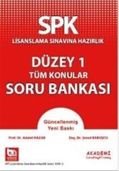 Akademi Consulting Training SPK Lisanslama Sınavına Hazırlık Düzey 1 - Tüm Konular Soru Bankası - 1