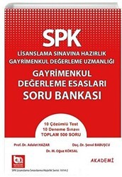 Akademi Consulting Training SPK Lisanslama Sınavına Hazırlık Gayrimenkul Değerleme Uzmanlığı Gayrimenkul Değerleme Esasları Soru Bankası - 1
