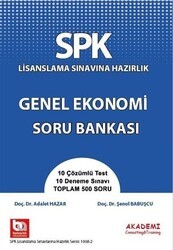 Akademi Consulting Training SPK Lisanslama Sınavına Hazırlık Genel Ekonomi Soru Bankası - 1