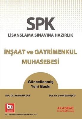 Akademi Consulting Training SPK Lisanslama Sınavına Hazırlık İnşaat ve Gayrimenkul Muhasebesi - 1