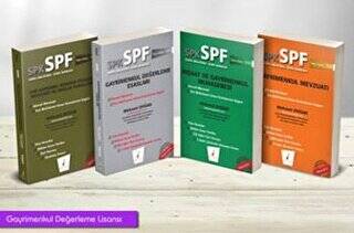 SPK - SPF Gayrimenkul Değerleme Lisansı Seti 4 Kitap Takım
