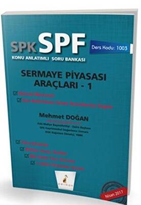 SPK - SPF Sermaye Piyasası Araçları 1 Konu Anlatımlı Soru Bankası