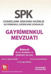 Akademi Consulting Training SPK Yeni Adıyla SPF Lisanslama Sınavına Hazırlık Gayrimenkul Değerleme Uzmanlığı Gayrimenkul Mevzuatı - Akademi Consulting Training