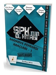 Pelikan Tıp Teknik Yayıncılık SPK´nın El Kitabı - Sermaye Piyasası Araçları 1 - Pelikan Tıp Teknik Yayıncılık