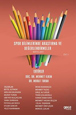 Spor Bilimlerinde Araştırma ve Değerlendirme Cilt 1 - 1
