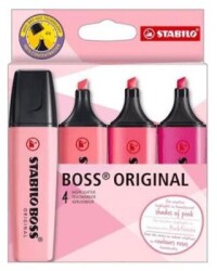 Stabilo Boss Original 4Lü Pembe Paket - Stabilo
