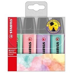 Stabilo Boss Original Pastel 4 Renk - Stabilo