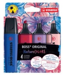Stabilo Boss Wildflower - 4`Lü Paket - Stabilo