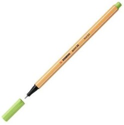 Stabilo Point 88-34 İnce Uçlu Keçeli Kalem 0.4mm Fıstık Yeşili - Stabilo