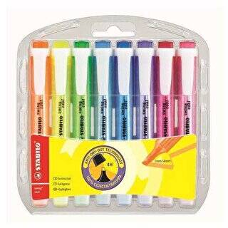 Stabilo Swing Cool Fosforlu Kalem 8 Li Paket - 1