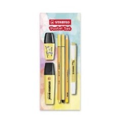Stabilo Tek Renk Pastel Set 6`Lı - Sarı - Stabilo