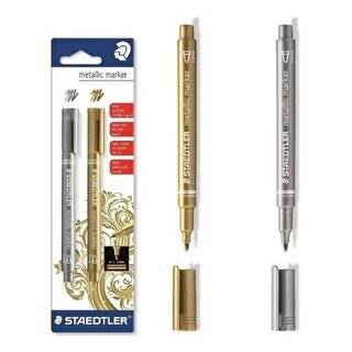 Staedtler 8S Bk2 Metalik Markör 2 Li Set - 1