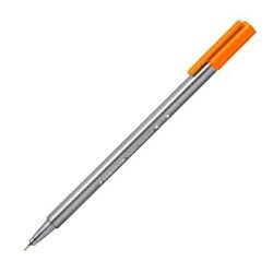 Staedtler Triplus Üçgen Fineliner Turuncu 0.3Mm - Staedtler