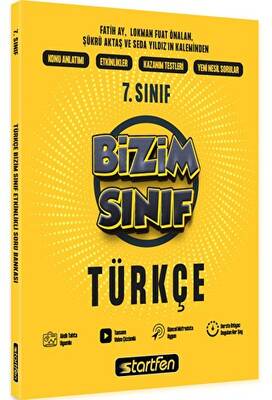 Startfen Yayınları 7. Sınıf - Türkçe Bizim Sınıf - 1
