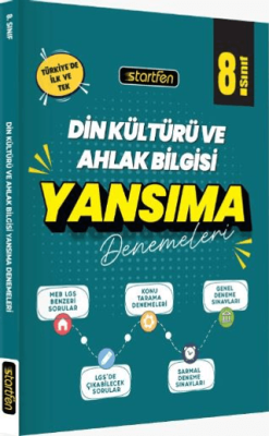 Startfen Yayınları 8. Sınıf Din Kültürü ve Ahlak Bilgisi Yansıma Denemeleri - 1
