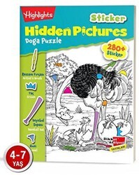 Sticker Hidden Pictures Doğa Puzzle 2 Kitap - Dikkat Atölyesi Yayınları