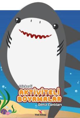 Stickerli Aktiviteli Boyamalar Deniz Canlıları - 1