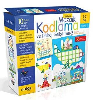 Stickerlı Mozaik Kodlama ve Dikkat Geliştirme - 2 - 1