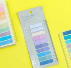 Sticky Color Note 10 Renk Film Index Cetvelli Model-10 - 1