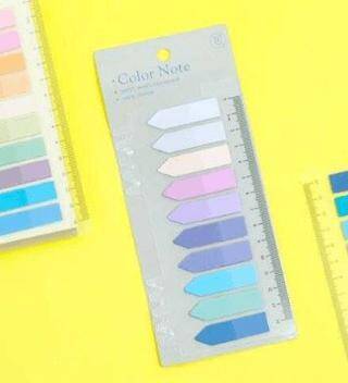 Sticky Color Note 10 Renk Film Index Cetvelli Model-11 - 1
