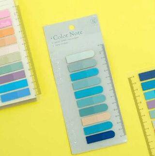 Sticky Color Note 10 Renk Film Index Cetvelli Model-2 - 1