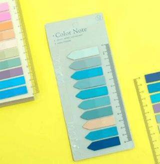 Sticky Color Note 10 Renk Film Index Cetvelli Model-6 - 1
