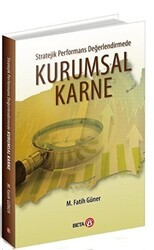 Stratejik Performans Değerlendirmede Kurumsal Karne - Beta Yayınevi