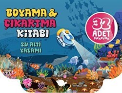 Su Altı Yaşamı Boyama Ve Çıkartma Kitabı - Çikolata Yayınevi
