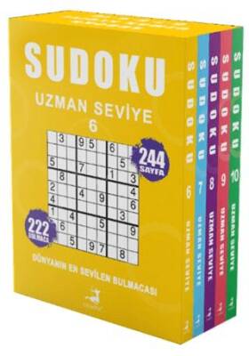 Sudoku Uzman Seviye 5 Kitap Set - 1
