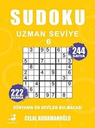 Sudoku Uzman Seviye - 6 - Olimpos Yayınları