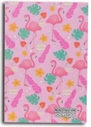 Summer Flamingo Patterns Not Defteri - 1