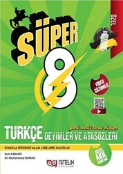 Nitelik Yayınları - Bayilik Süper 8 Türkçe Deyimler Ve Atasözleri Yeni Nesil Soru Kitabı - 1