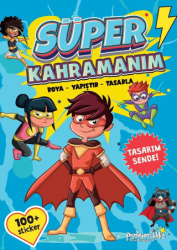 Süper Kahramanım Boya-Yapıştır-Tasarla - Parlayan Yıldız