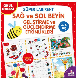 Süper Labirent Sağ ve Sol Beyin Geliştirme ve Güçlendirme Etkinlikleri - 1