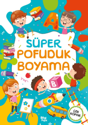 Süper Pofuduk Boyama Kitabı - 1