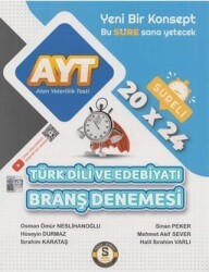 AYT Türk Dili ve Edebiyatı 20x24 Süreli Branş Denemesi - Süre Yayınları