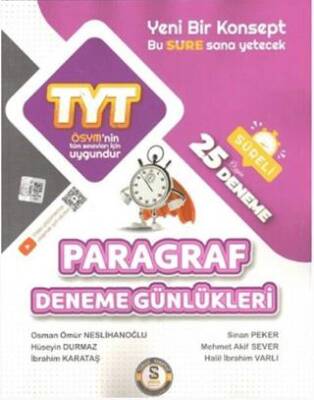 TYT Paragraf 25`li Deneme Günlükleri - 1