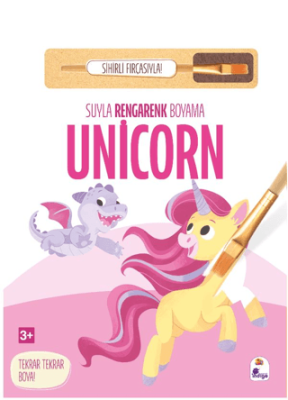 Suyla Rengarenk Boyama – Unicorn Sihirli Fırçasıyla - 1