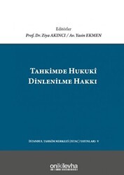 Tahkimde Hukuki Dinlenilme Hakkı - On İki Levha Yayınları