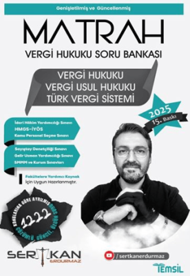 Temsil Kitap Matrah Vergi Hukuku Soru Bankası Vergi Hukuku –Vergi Usul Hukuku – Türk Vergi Sistemi - 1