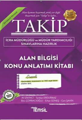 Temsil Kitap Takip İcra Müdürlüğü Sınavı Alan Bilgisi Konu Anlatımı - 1