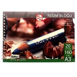 Talens Eskiz Resim Bloğu A4 20 Yaprak Spiralli 160 Gr - Talens