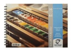 Talens Van Gogh Sulu Boya Bloğu 300 Gr A5 20 Yaprak Spiralli - Keskin Color